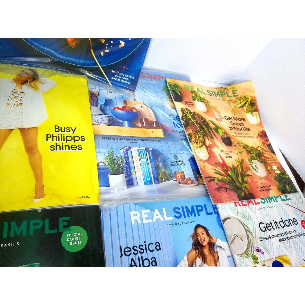 Real Simple Magazine 2024 Set OF 10 - Picture 5 of 7